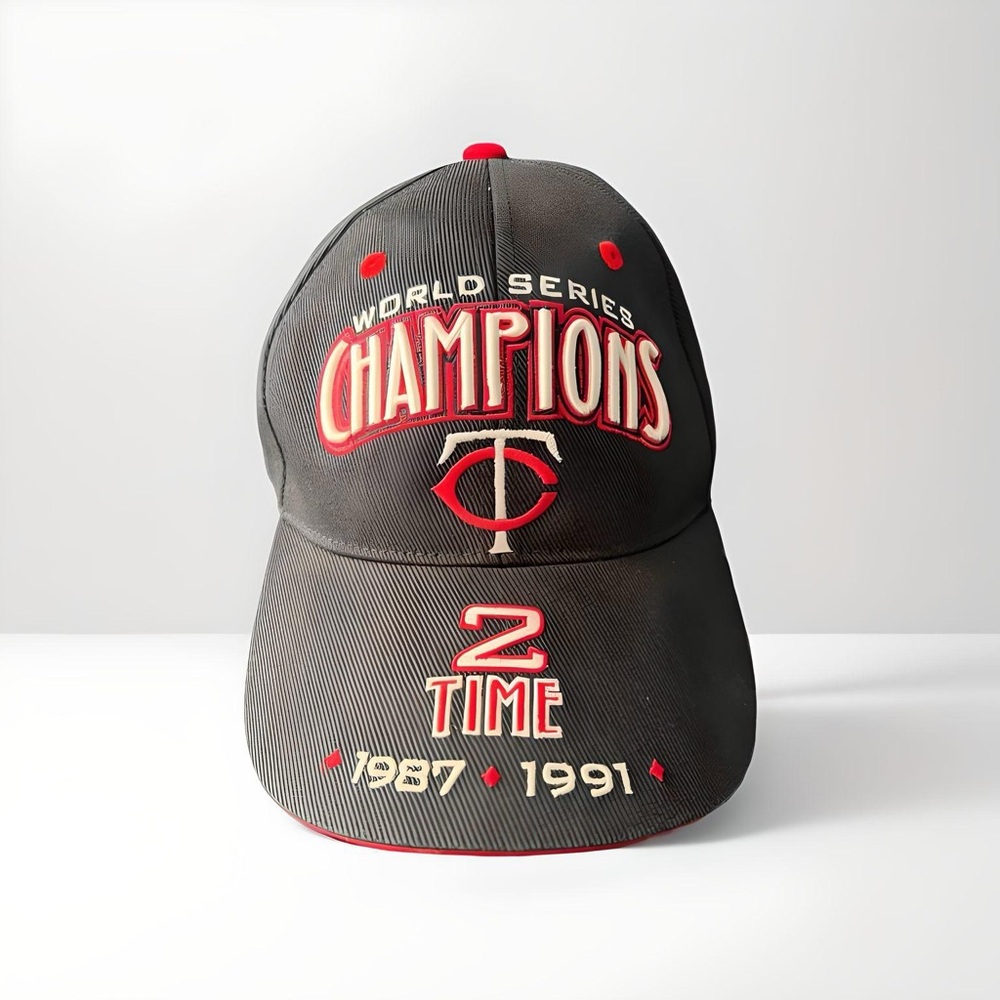 Minnesota Twins World Champions Baseball Hat Cap Adjustable